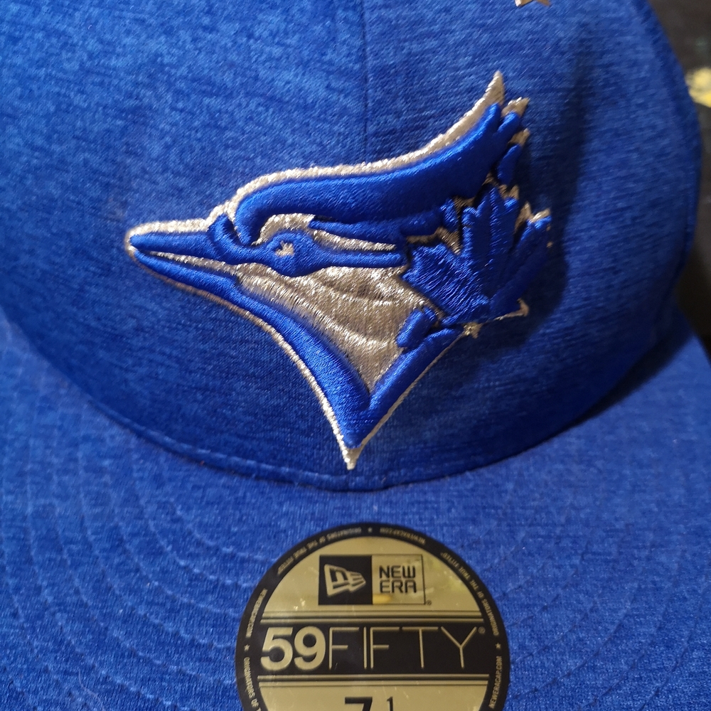 New Era Blue Jays 59FIFTY Cap with Silver Embroidery